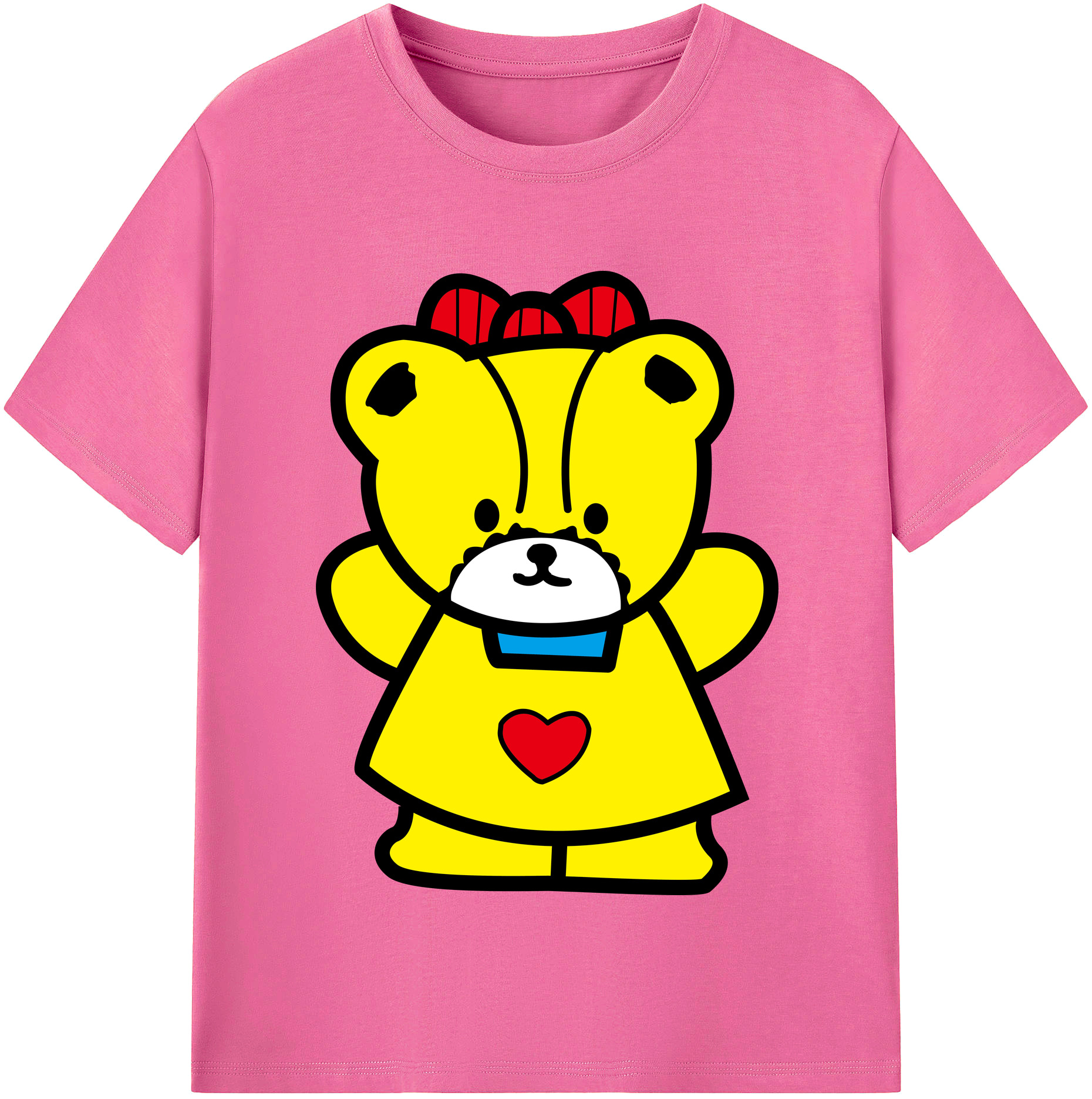 （画像用） Hello Kitty ハローキティ レディースカジュアルプリントTシャツ（綿100％）